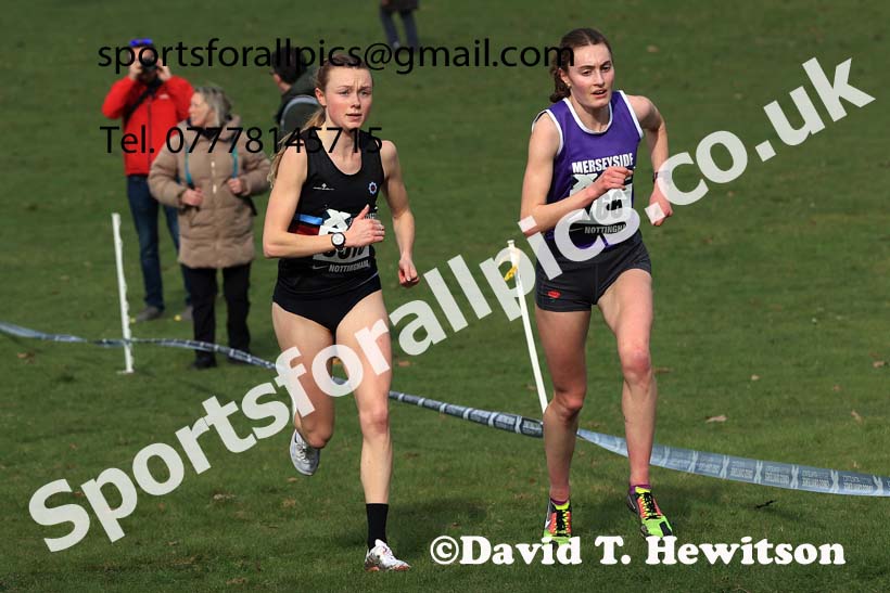 Senior Women, 2024 CAU Inter Counties Cross Country Champs., Wollaton Park, Nottingham. Photo: David T. Hewitson/Sports for All Pics